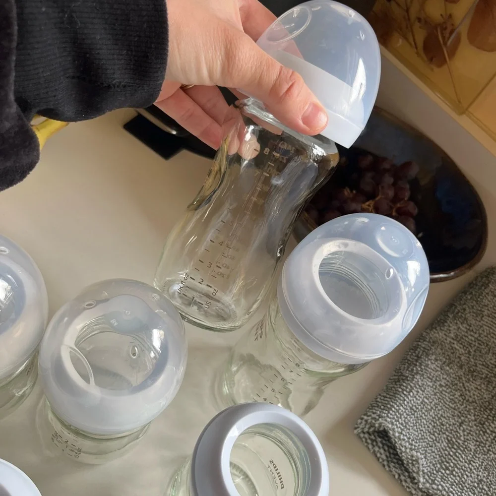 Phillips Avent Natural Flow Glass Bottles - Picture 3 of 3